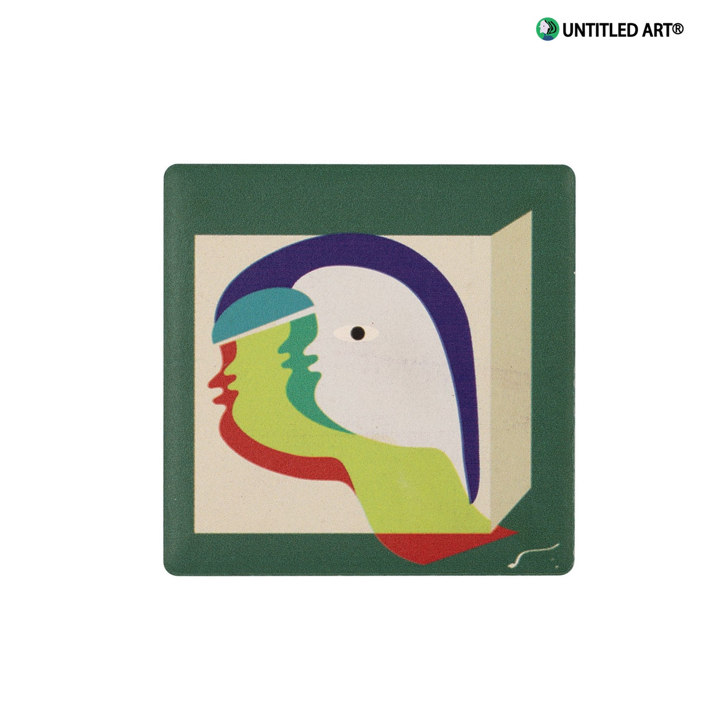 abstract painting ceramic Refrigerator/Fridge Magnet