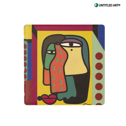 abstract painting ceramic Refrigerator/Fridge Magnet