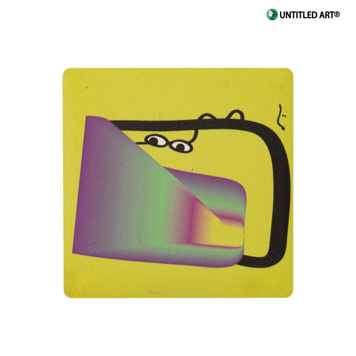 abstract painting ceramic Refrigerator/Fridge Magnet