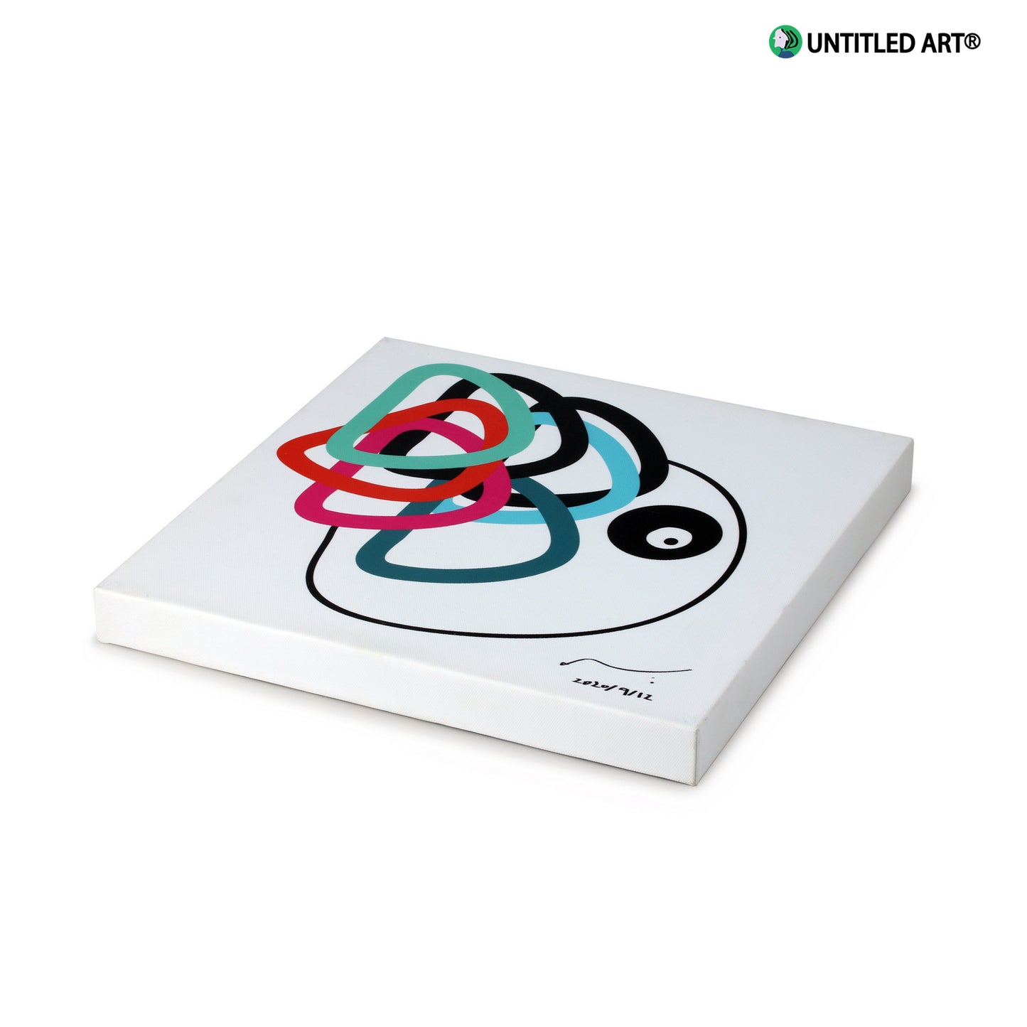 Original design painting decorative, modern Scandinavian style, abstract art, Giclee Print On Canvas.