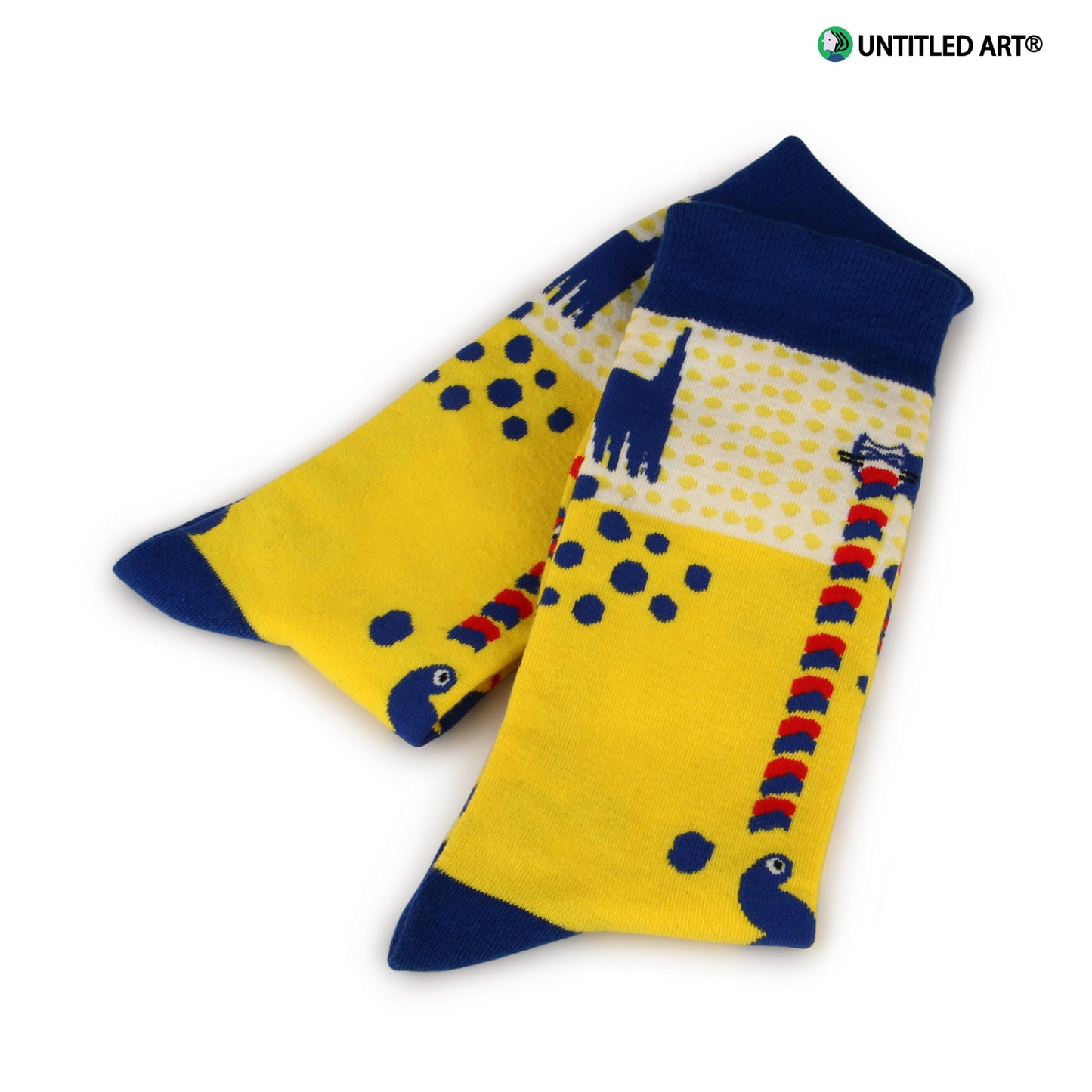 Geometric Face Socks Medium Tube Socks Original Design Illustration Derivatives pattern one size fits all