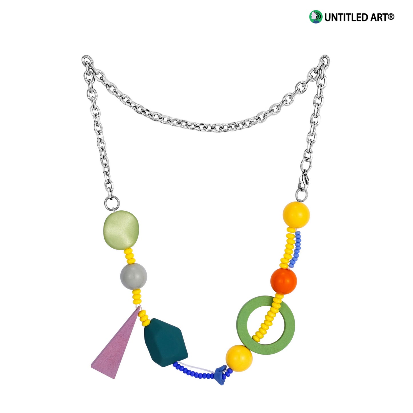 Candy Sweetheart Series Colorful Handmade Irregular Beaded Necklace
